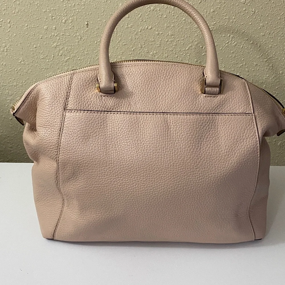 Michael Kors Light Pink Riley Large Satchel Good Used Condition